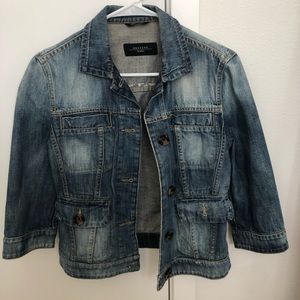 MaxMara crop jean jacket
